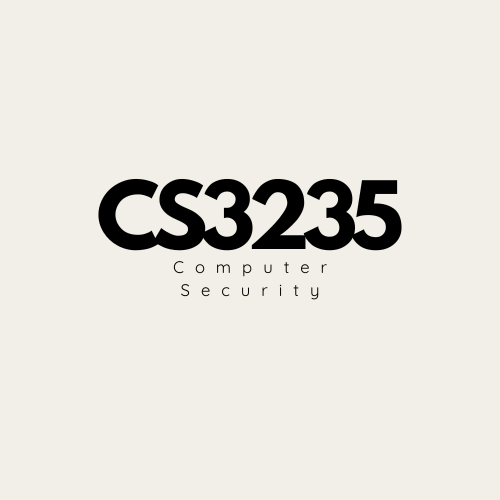 CS3235 Computer Security